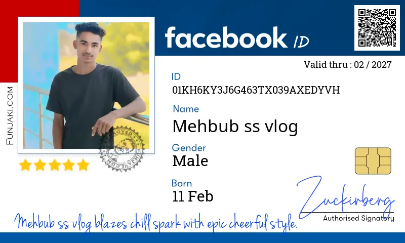 Facebook ID Card