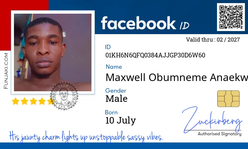 Facebook ID Card