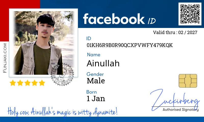 Facebook ID Card
