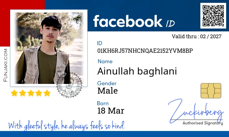 Facebook ID Card