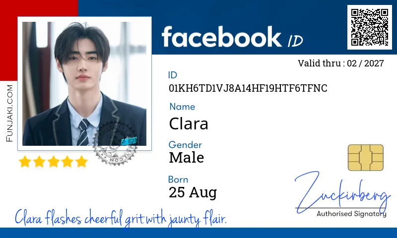 Facebook ID Card