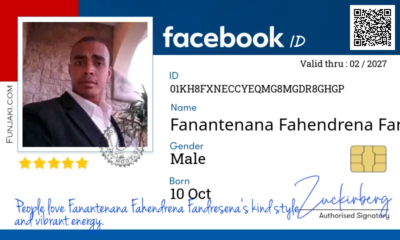Facebook ID Card
