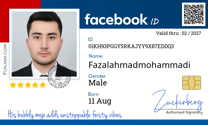 Facebook ID Card