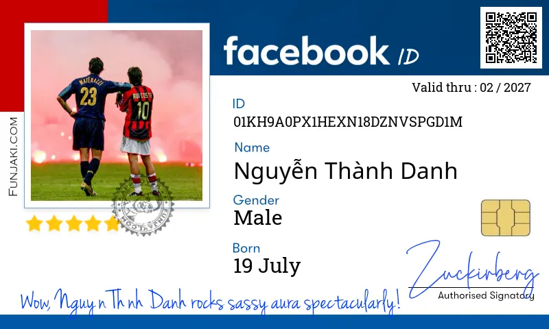 Facebook ID Card