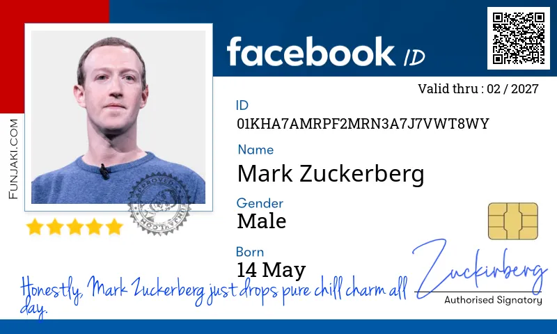 Facebook ID Card