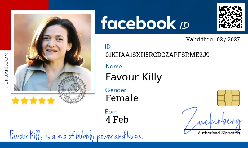 Facebook ID Card