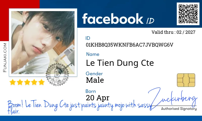 Facebook ID Card