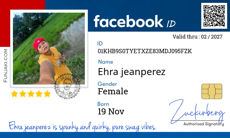 Facebook ID Card