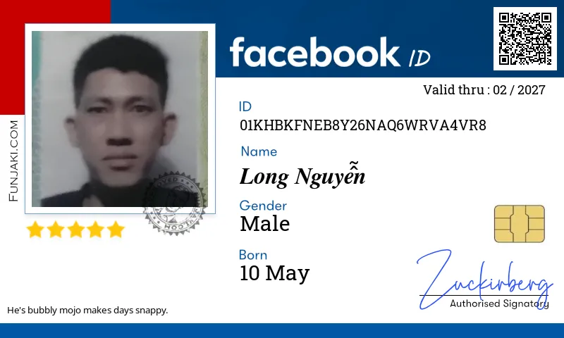 Facebook ID Card