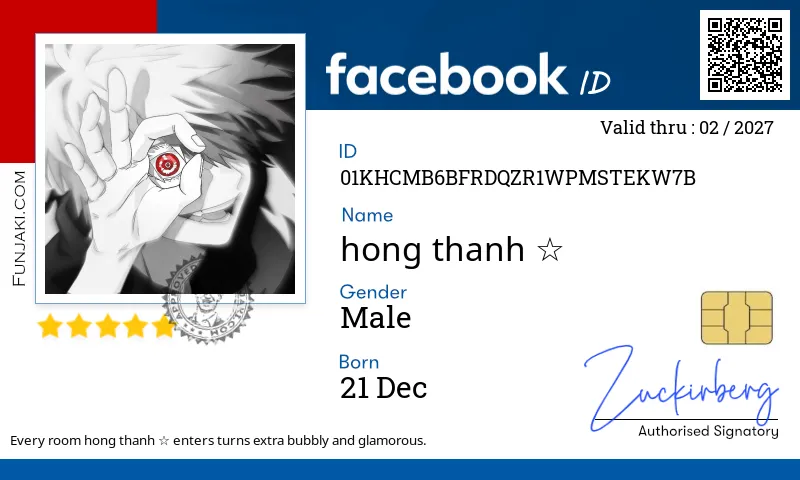 Facebook ID Card