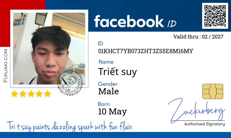 Facebook ID Card