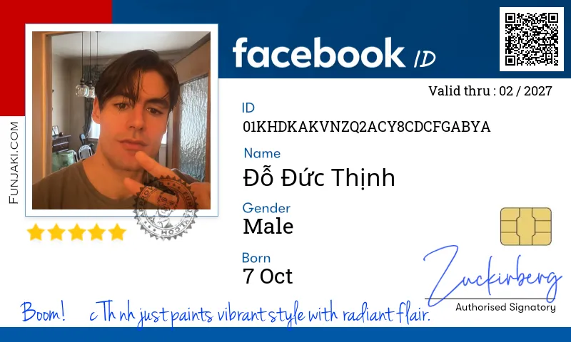 Facebook ID Card