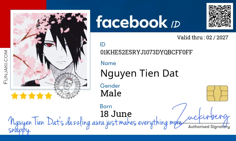 Facebook ID Card