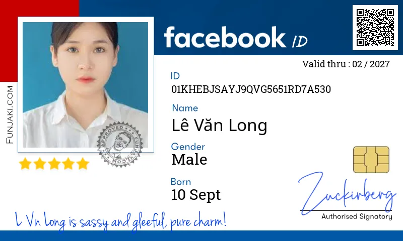 Facebook ID Card