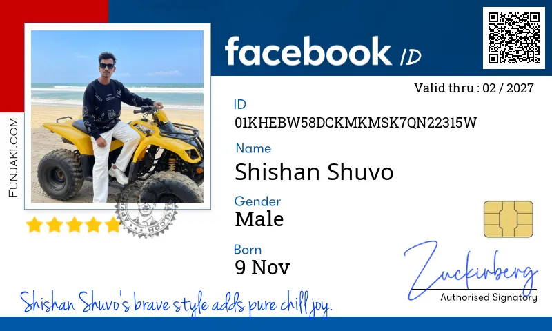 Facebook ID Card