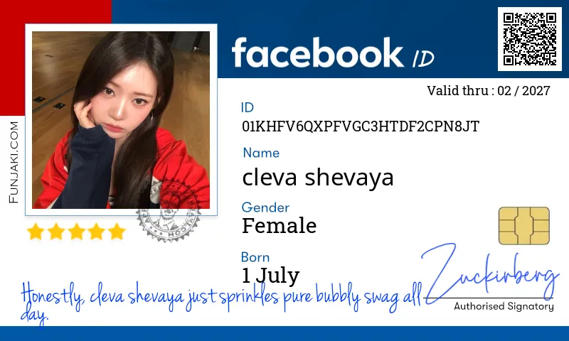 Facebook ID Card