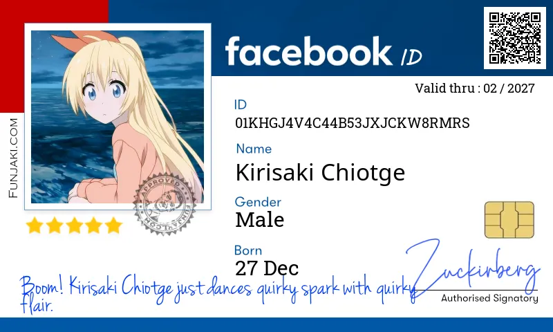 Facebook ID Card