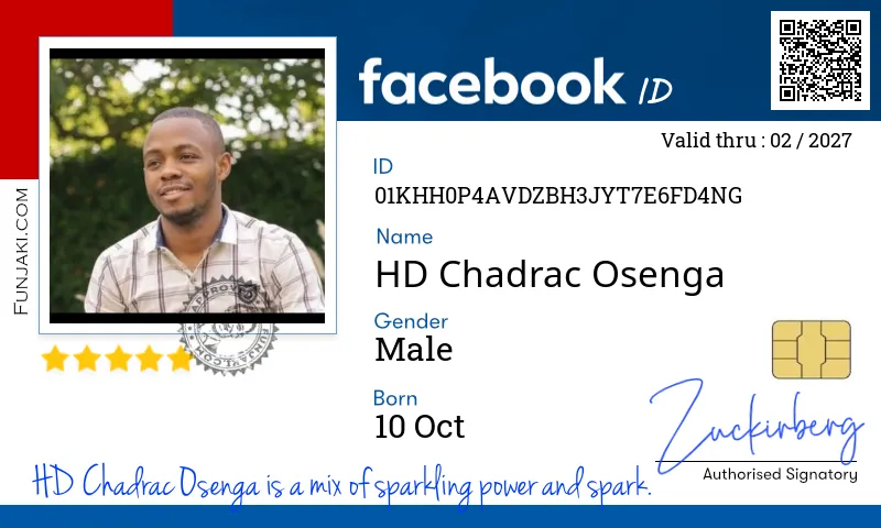 Facebook ID Card