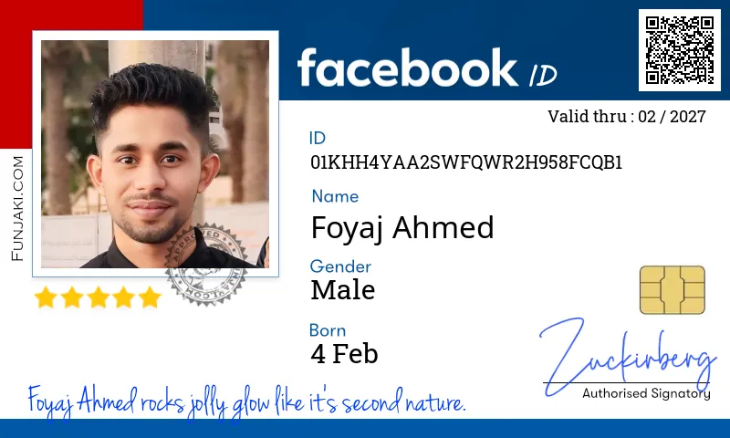 Facebook ID Card