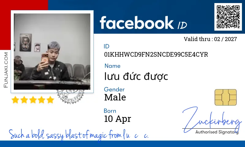 Facebook ID Card