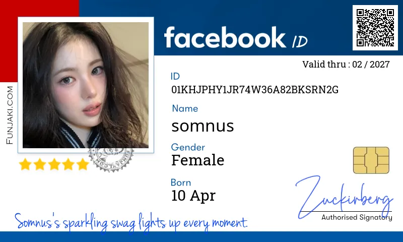 Facebook ID Card