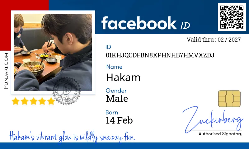 Facebook ID Card