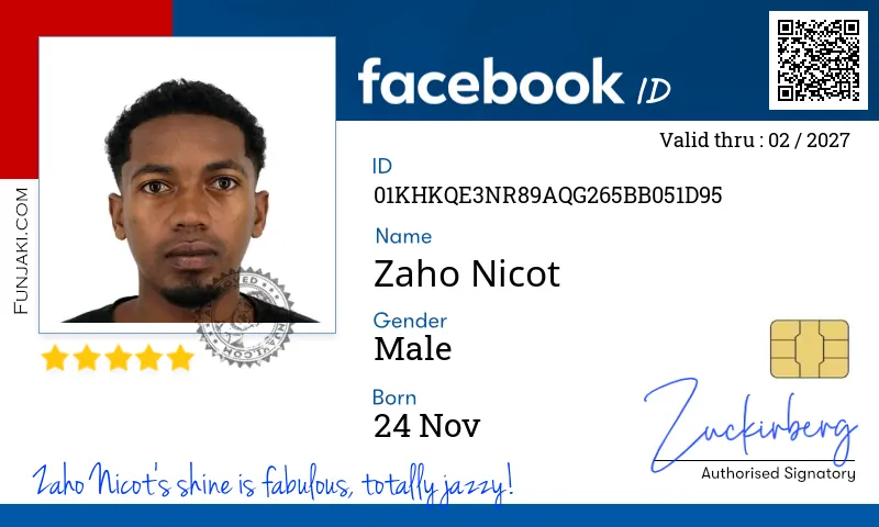 Facebook ID Card