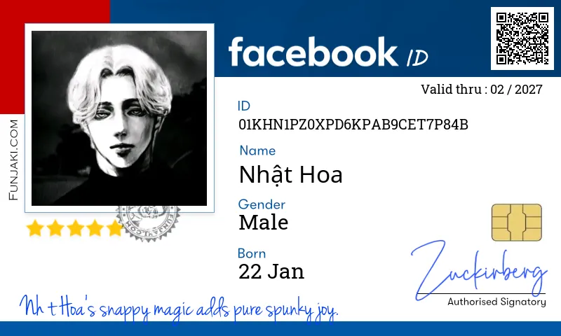 Facebook ID Card