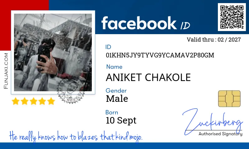 Facebook ID Card