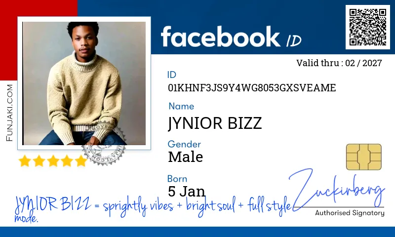 Facebook ID Card