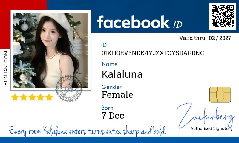 Facebook ID Card