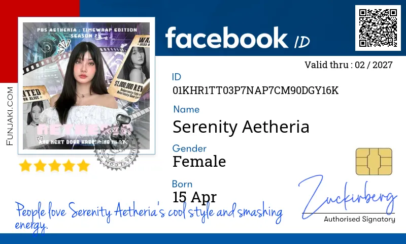 Facebook ID Card