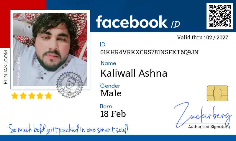 Facebook ID Card