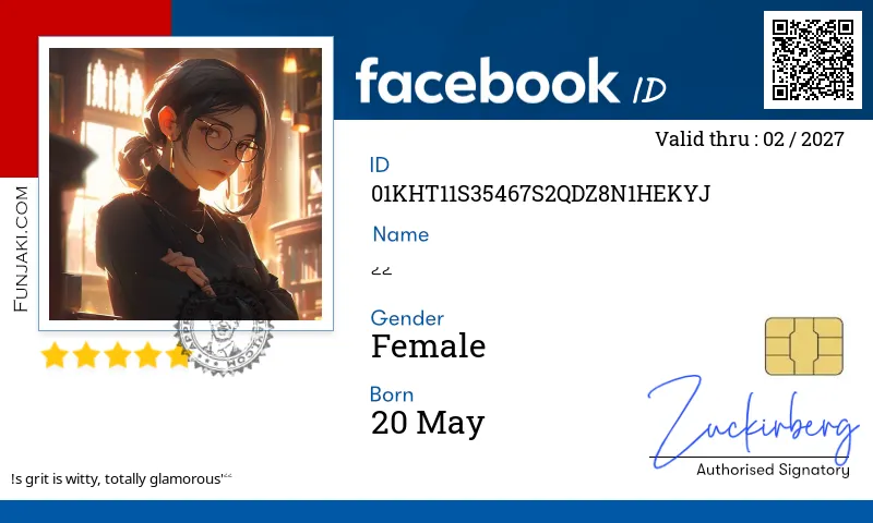 Facebook ID Card
