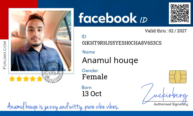 Facebook ID Card