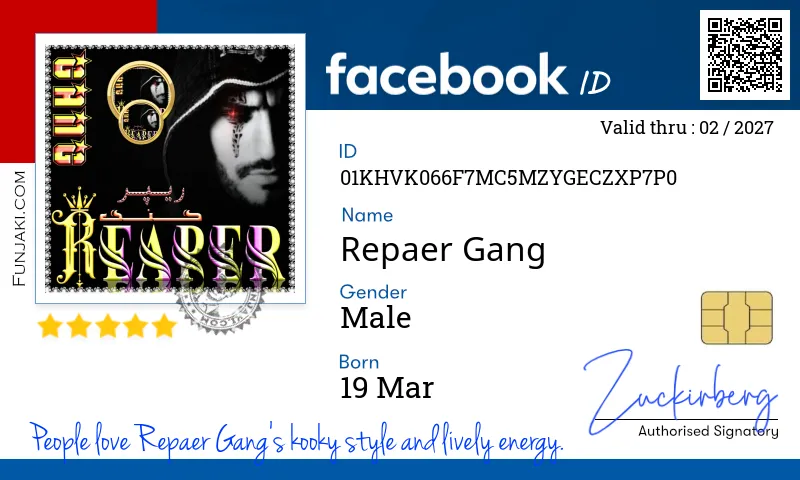 Facebook ID Card