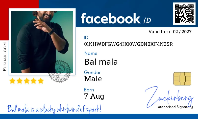 Facebook ID Card
