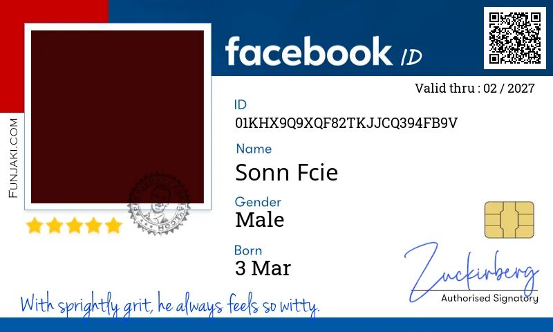 Facebook ID Card