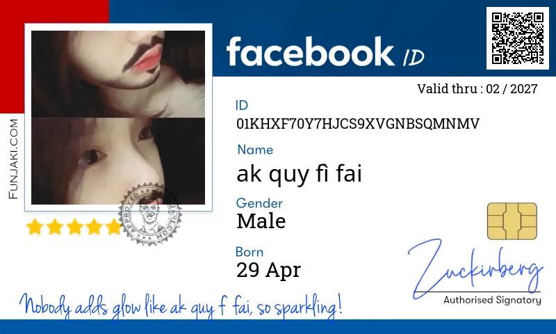 Facebook ID Card
