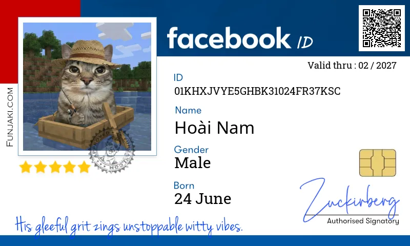 Facebook ID Card