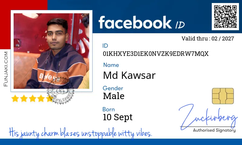 Facebook ID Card