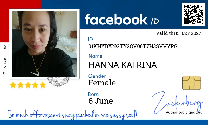 Facebook ID Card
