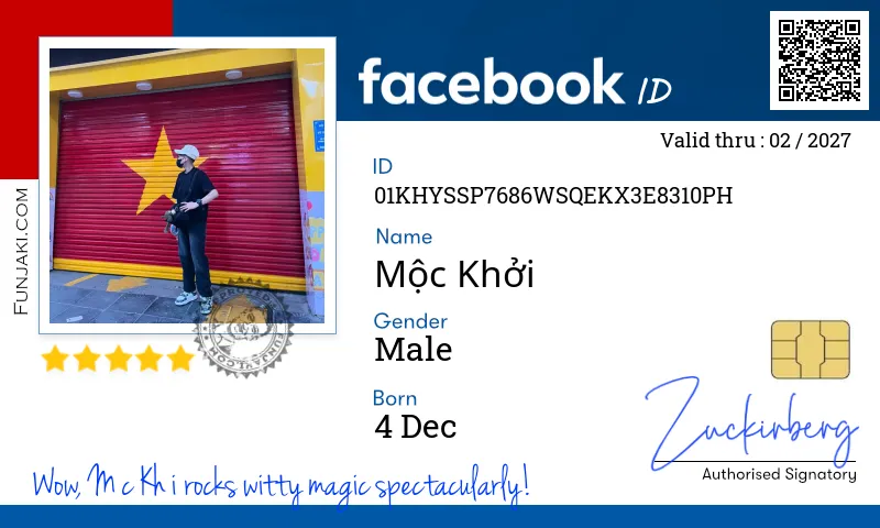 Facebook ID Card