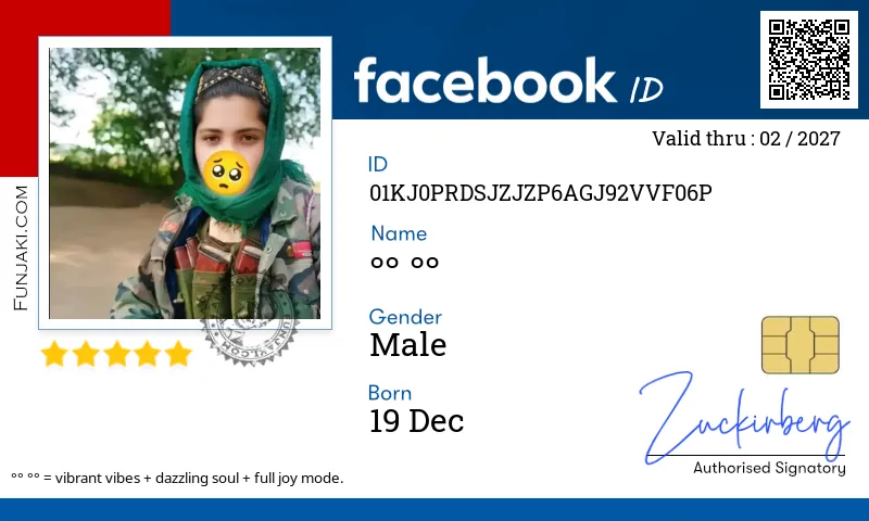 Facebook ID Card