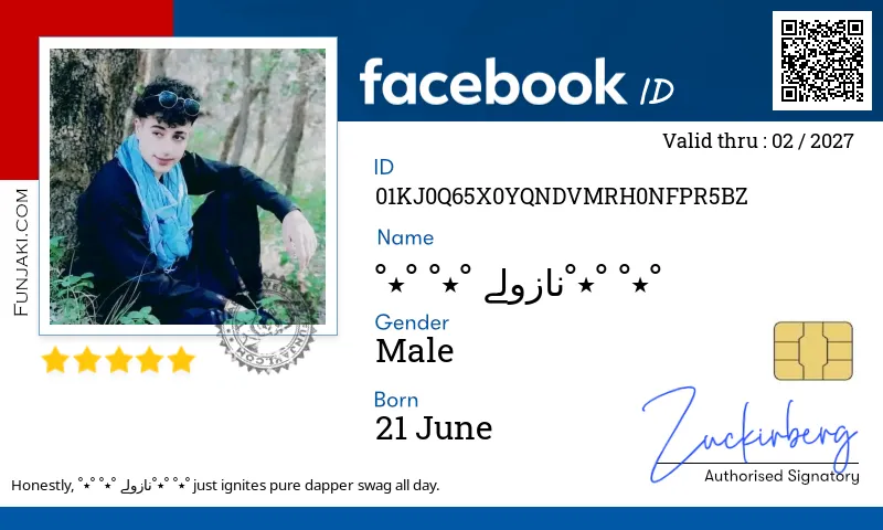 Facebook ID Card