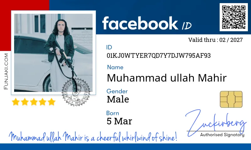 Facebook ID Card