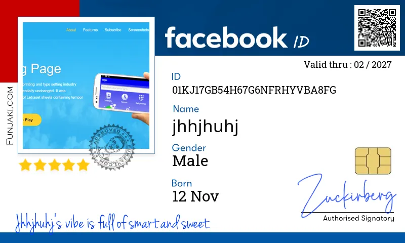 Facebook ID Card