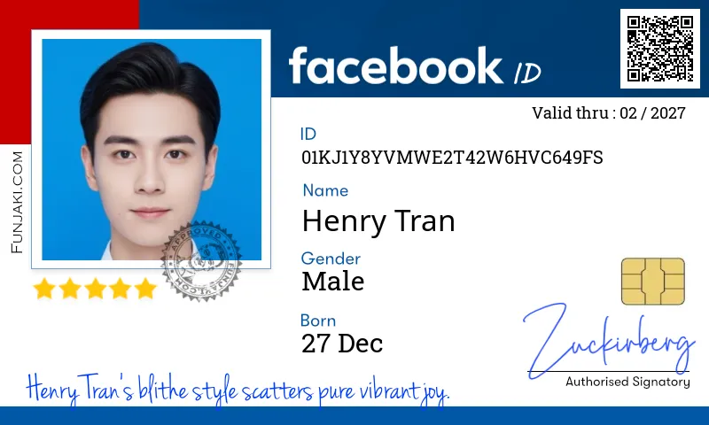 Facebook ID Card
