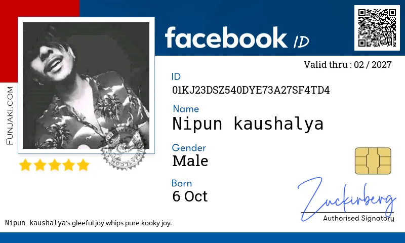 Facebook ID Card