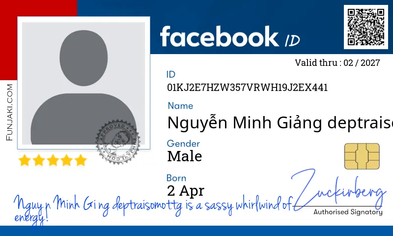 Facebook ID Card